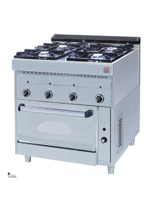 Επαγγελματική Κουζίνα με Φούρνο F Gas E400